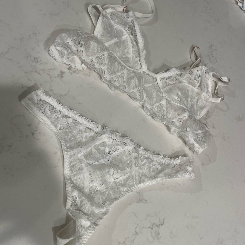 Brand new white lingerie lace